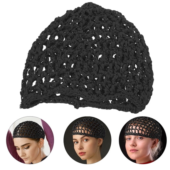 LOLIPPYY 2Pcs Night Hair Bonnet Soft Mesh Prevent Damage and Breakage for Women Sleeping Use