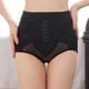 thumbnail image 1 of Pantalones abdominales de cintura media con botonadura para posparto, vientre pequeño, ropa interior que levanta la cadera, pantalones moldeadores de cintura de verano delgados, 1 of 6