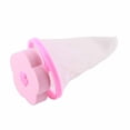 thumbnail image 2 of Washing Machine Hair Remover Removal Device Floating Filter Mesh Bag Flower shaped Ball Red, 2 of 9