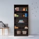 thumbnail image 4 of Mobi Librero 80cm Madera Nikola Chocolate 5 Entrepaños Organizador Mobi Muebles Moderno, 4 of 7