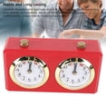 thumbnail image 4 of Retro Analog Chess Clock Timer, Wind Up Mechanical Chess Clock with Large Easy to Read Dials, Professional Competition Mechanical Chess Timer, No Battery Needed, 4 of 7