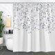 thumbnail image 1 of Pull Ring Type No Installation Bathroom Curtain Orchid Printing Bathroom Hanging Curtain Thickened Waterproof Exquisite Shower Curtains, 1 of 6