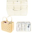 thumbnail image 1 of Organizador de bolsas de playa con insertos xyFuuee para bolsa Bogg, tamaño mediano, 1 of 4