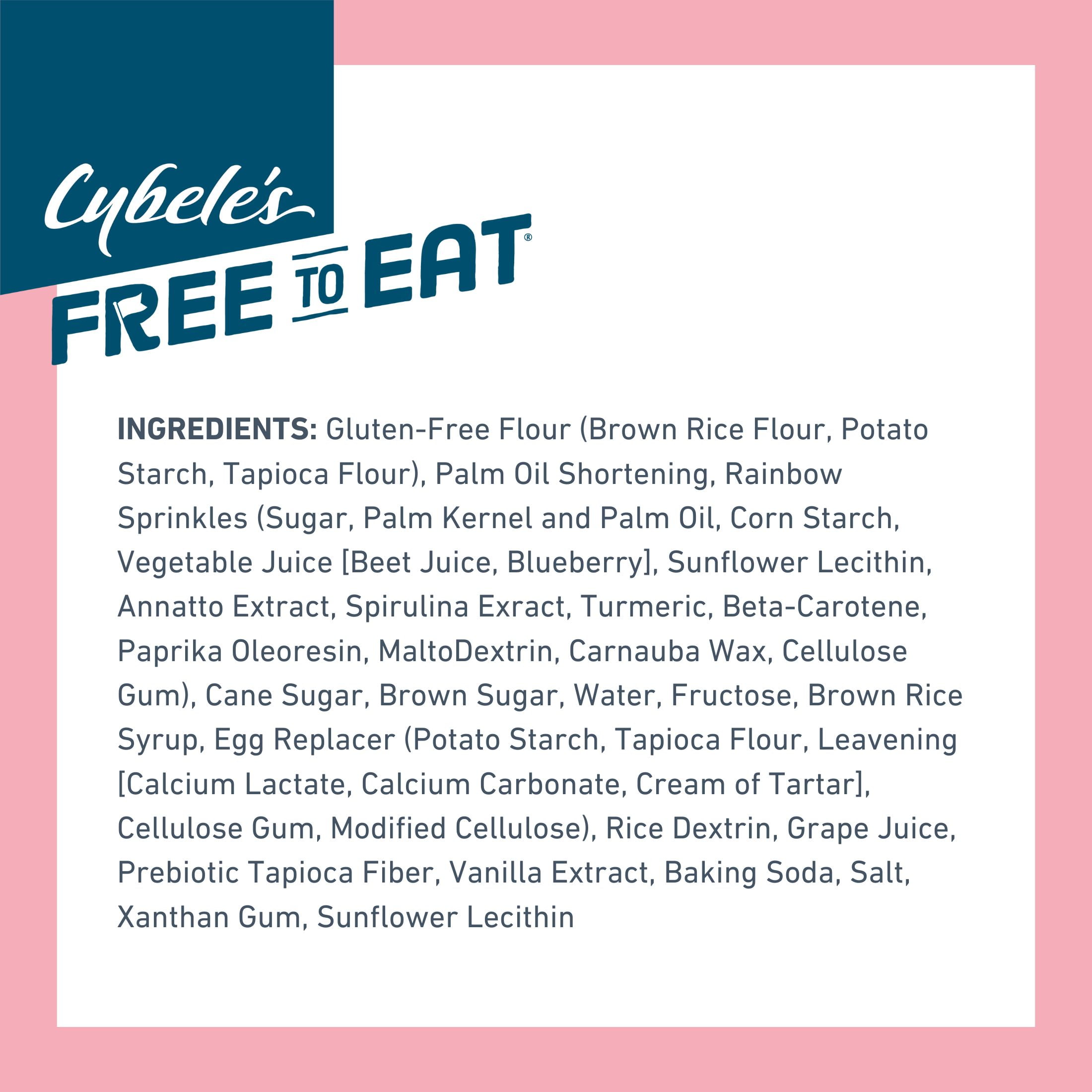 Free To Eat Confetti Cookies, Allergen-Free Gluten-Free & Vegan, 6 oz