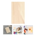 thumbnail image 4 of Craftsmen 10Pcs Wooden Planks for Diy Projects Basswood Flat Rectangular Wood Board Panel, 4 of 8