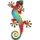 thumbnail image 1 of Mtal Gecko Dcoration Murale Extrieure Lzard Jardin Art Dcorations En Verre Suspendre Pour Patio Ou Clture, 1 of 5