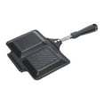 thumbnail image 1 of jifeng Double Sided Frying Pan Pancake Griddle Cookware Cooking Tool Sandwich Maker for Black, 1 of 9