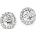 thumbnail image 3 of 14K White Gold Diamond Earring Jackets (10 X 10) Made In India ejm5304-050-wa, 3 of 6