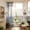 🔥 Blue_New#1125, variant on Woven Polyester Curtains for Living Room or Bedroom – Semi Blackout Rural Style Window Panel for Light Filtering, and Heat Insulation