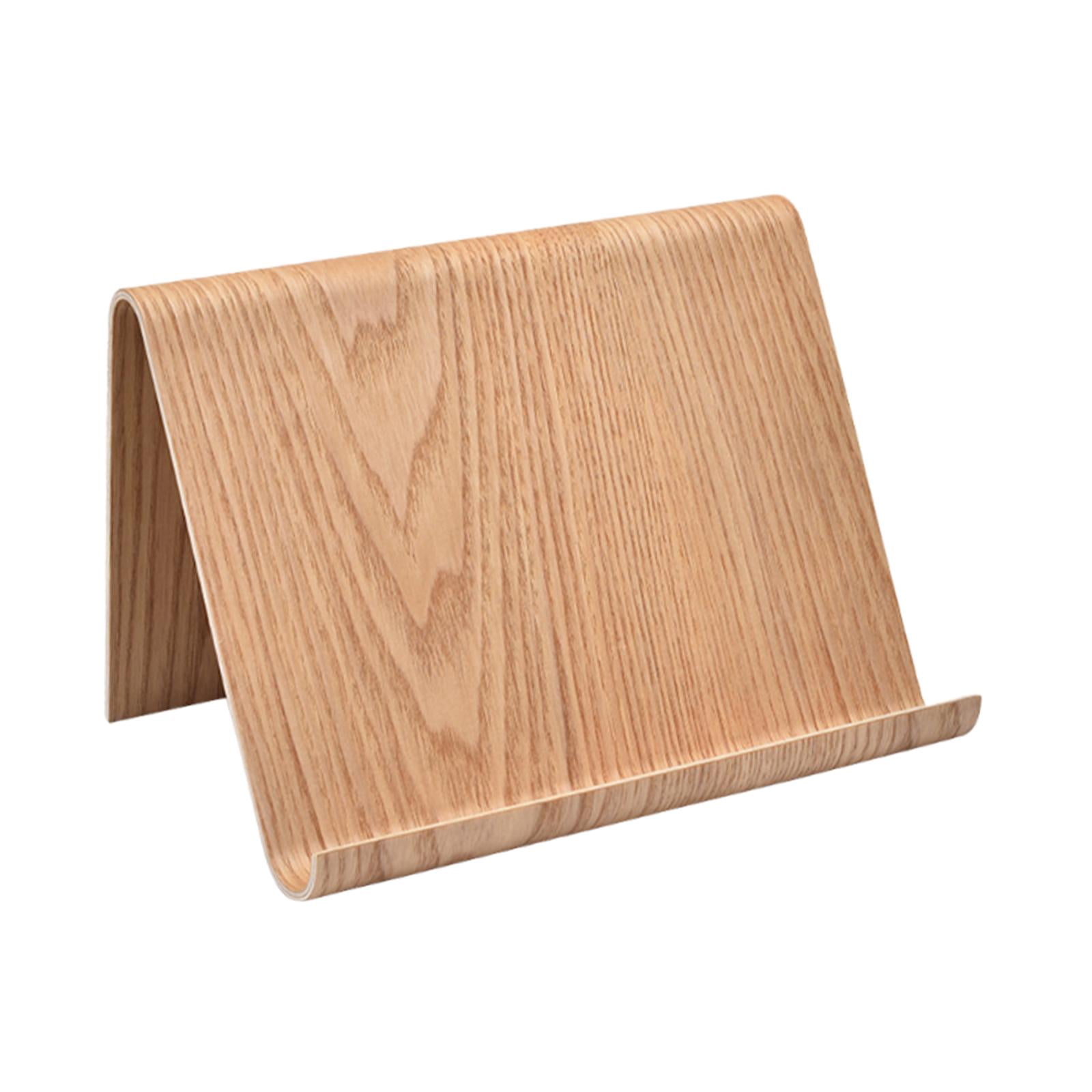 Phone Stand Dock Laptop Holder Mount Crafted from Wood for Desk Reading Suitable for Men Women