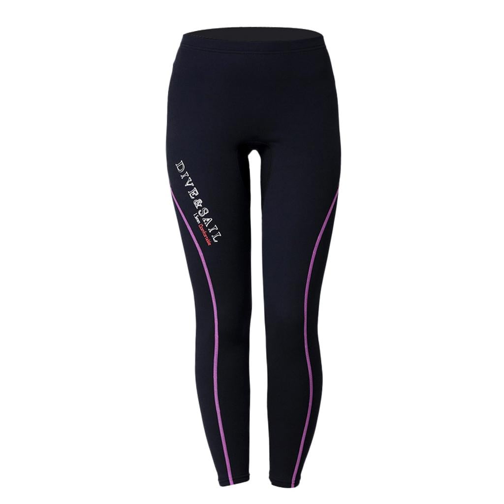 DYNWAVECA 2 Neoprene Wetsuit Pants 1.5mm Protective Surf Skins Leggings Diving Snorkeling Swimming Water Sports Tights Walmart