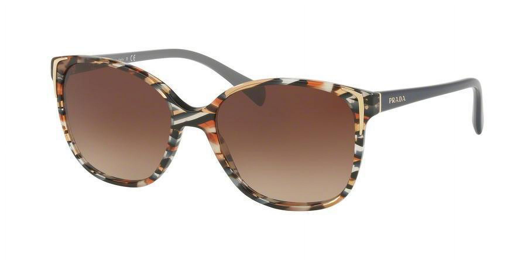 Prada Conceptual PR01OS Plastic Womens Square Polarized Sunglasses Black 55mm Adult - image 4 of 5