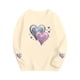 thumbnail image 5 of Blusas y camisas de manga larga con cuello redondo CUHK Top estampado de cuello redondo para primavera y verano Jersey informal Camisa básica de manga larga para niños y niñas Blusa de poliéster para, 5 of 6