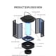 thumbnail image 2 of RV Lámpara de camping 2 en 1 para exteriores con gancho (estándar de EE. UU.), portátil y eficaz para matar mosquitos, recargable por USB, IPX6 resistente al agua, adecuada para interiores, balcones, jardines, senderismo Rojo Verde, 2 of 5