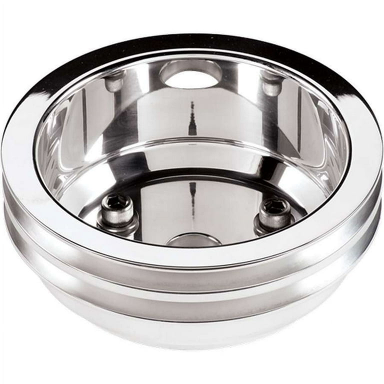 Billet Specialties Crankshaft Pulley Polished SBC 1 Groove Lower Pulley Billet Specialties Crankshaft Pulley Polished SBC 1 Groove Lower Pulley