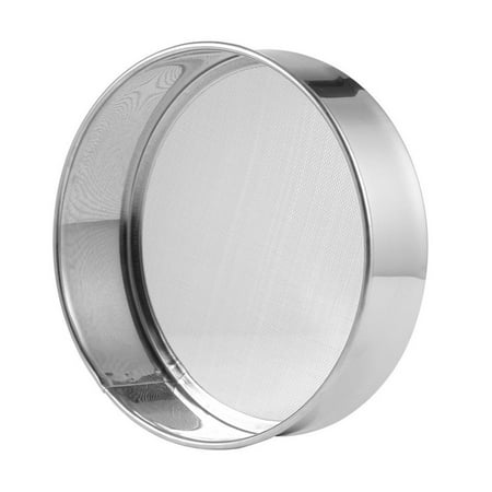 

Fine Mesh Flour Sifter Round Stainless Steel Strainer Sifters for Kitchen Baking