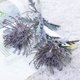 thumbnail image 3 of Flores artificiales, rama corta, pinza de cangrejo, 2 tenedores, alfiletero, guirnalda navideña, jarrón para decoración del hogar, boda, plantación falsa, 3 of 5