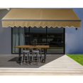 thumbnail image 1 of ALEKO Motorized Black Frame Retractable Home Patio Canopy Awning 13x10 ft, 1 of 9