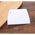 thumbnail image 2 of 2 Pack Plastic Dough Scraper Multi-Function Dough Scraper Pastry Tool for Bread Pizza 13.5x11cm White,18g, 2 of 3