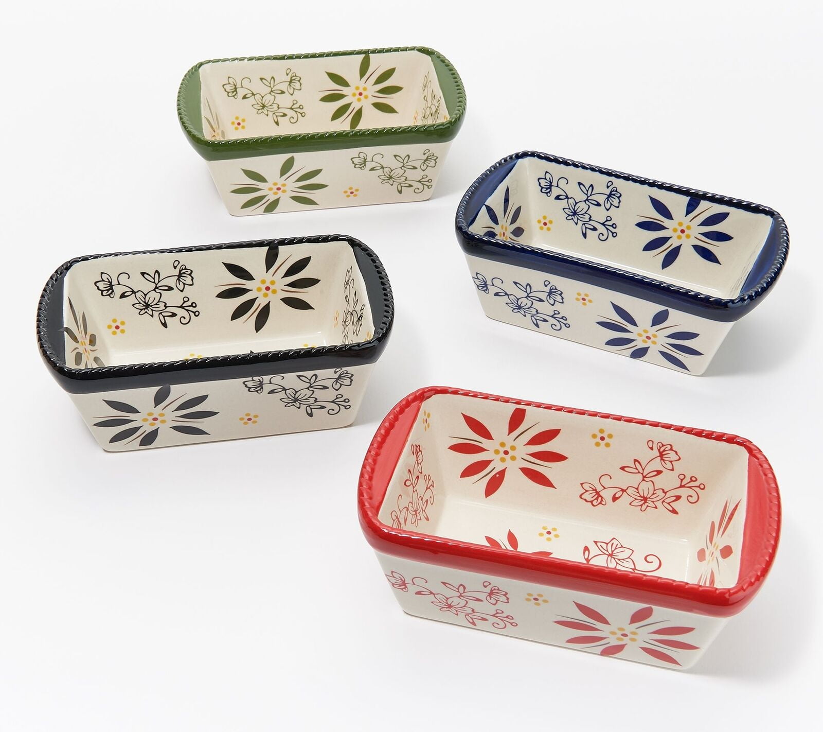 As Is Temp- tations Special Ed. Seasonal Set of (3) Mini Loaf Pans 