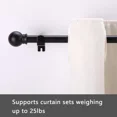 thumbnail image 3 of OZEA -Curtain Rods Set For Windows Decorative Matte Black Splicing Metal Curtain Rod, 3 of 6