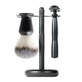 thumbnail image 2 of Juego de afeitado para hombre de 3 uds, de afeitado de maquinilla de afeitar, juego de soporte de brocha de afeitar elegante negro, juego de, 2 of 9
