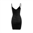 thumbnail image 5 of FDGIU 2025 Women's V Neck Bodycon Mini Dress - Sleeveless Tank for Night Out & Beach, 5 of 6