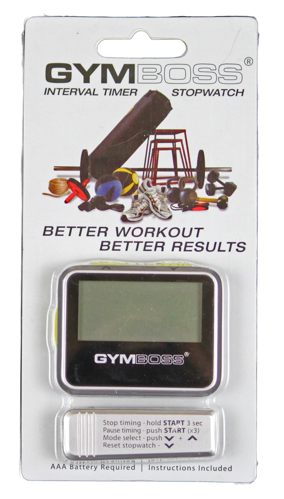 ARMBAND GYMBOSS INTERVAL TIMER & STOPWATCH ARMBAND STRAP FROM GYMBOSS HQ 