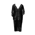 thumbnail image 3 of Ropa Playa Ocean Pacific para Mujer Túnica Cuello V Encaje Negro Talla Única, 3 of 4
