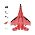 thumbnail image 3 of Avión RC perfke 2 canales juguetes voladores anticolisión con luces coloridas Rojo, 3 of 9