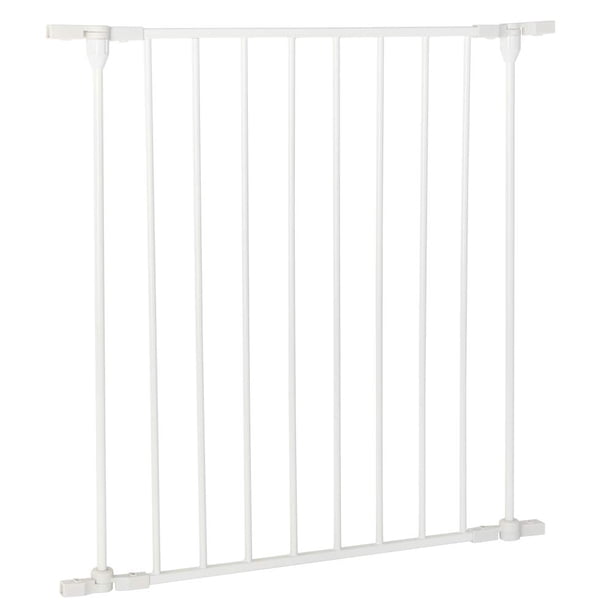Bonnlo Valla de seguridad para bebés de metal de 120 pulgadas de ancho/patio de juegos Chimenea ajustable Chimenea Barbacoa Puerta contra incendios Puerta para árbol de Navidad Parque infantil de 5 pa