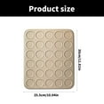 thumbnail image 5 of JZROCKER Sturdy Macaron and Biscuits Molds Easy Demold 30 Cavity Macaron Bakewares Biscuits Baking Sheet for Home Baking, 5 of 11