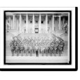 thumbnail image 2 of Historic Framed Print, U.S. Marine Band [on steps of U.S. Capitol, Washington, D.C.], 17-7/8" x 21-7/8", 2 of 9