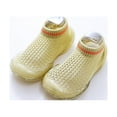 thumbnail image 2 of Baby Shoes,Baby Sneakers Floor Socks Toddler Shoes Boys Girls Non Soft Rubber Children Casual Walking,Baby Girl Shoes,Gold,6-9 Months, 2 of 3