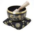 thumbnail image 1 of ShalinIndia Indian Buddhist Meditation & Chanting Musical Instrument Singing Bowl Set for Relaxation & Alternative Healing, 1 of 1