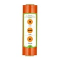 thumbnail image 3 of PSBM Cast Hand Stretch Wrap 18" x 1500' 4 Rolls 80 Gauge Plastic Orange Opaque Self Adhesive Shrink Film for Packing, 3 of 11