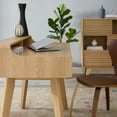 thumbnail image 6 of Modway Render Writing Desk in Oak, 6 of 7