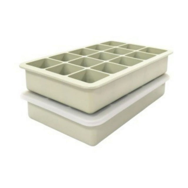 Wzzjkit Ice Cube Tray, Ice Cubes Tray SiliconeIce Cubes Trays with A Total of 60 for Large Ice Cubes In the Refrigerator Whisky Cocktail Wine Fruit, Ice Tray