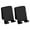 Black, variant on Aloha 2pcs Wall Mount Phone Holder Adhesive Cell Phone Charging Stand Smartphone Holder