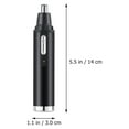 thumbnail image 3 of 1 Set Nose Hair Trimmer Nose Hair Remover Electric Shaving Clipper Cleaner, 3 of 9