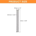 thumbnail image 2 of Unique Bargains 5Pcs Wire Diameter 0.02", OD 0.12", Free Length 0.98" 304 Stainless Steel Coil Mechanical Compressed Spring, 2 of 7
