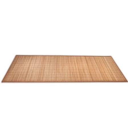 Bamboo Floor Mat 24 X 72 Natural Bamboo Light Wood Walmart Com
