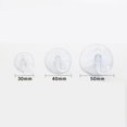 thumbnail image 5 of 10 unids Baño de la cocina de la cocina Transparente Transparente Strong Suction Cup Hook Ring Panchas Vacuum Sucker Clear Sucker, 5 of 5