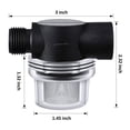 thumbnail image 5 of nipocaio Filtre à Vis de Pompe RV Filtre à Eau de Pompe à Membrane Marine Filtre à Sédiments de 1/2 Pouce, 5 of 5