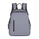 thumbnail image 1 of Balery Navy Blue And White Stripes Mochila ligera para hombre y mujer: duradera e impermeable, ideal para la escuela, el trabajo, viajes y uso diario., 1 of 7