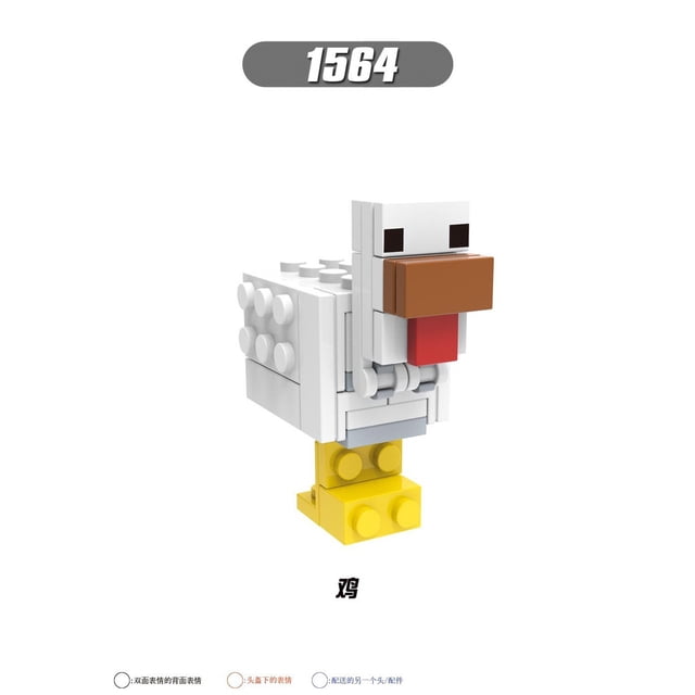 Minifiguras De La Serie Minecraft Lego Bloques De Construcción My World MC Figuras Juguete