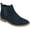 Blue, variant on Vance Co. Mens Marshall Wide Width Tru Comfort Foam Pull-on Round Toe Chelsea Boot