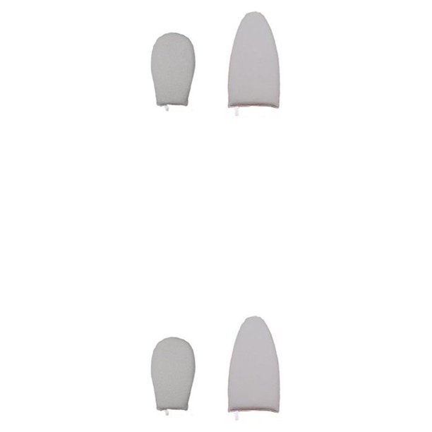 Kearding 2 piezas de guantes de vapor para ropa, impermeables, resistentes al calor, tabla de planchar, manga, portátil, 4 capas, accesorio Gris 2Conjunto
