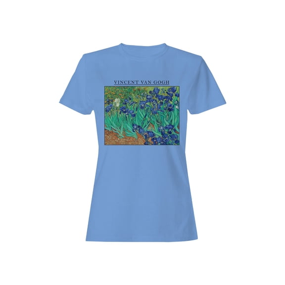 Vincent Van Gogh Irises Artwork Women's T-shirt