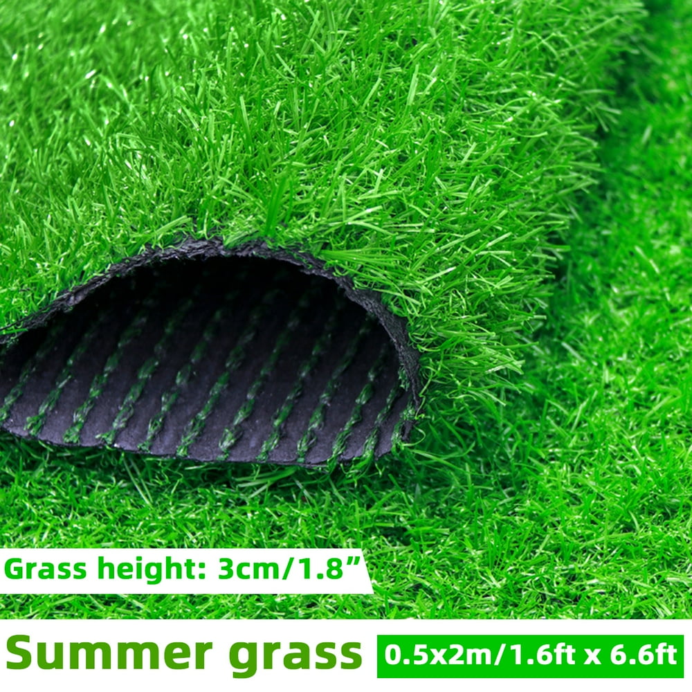 1.6x3.3/1.6x6.6FT Artificial Grass Mats Lawn Carpet Synthetic Summer